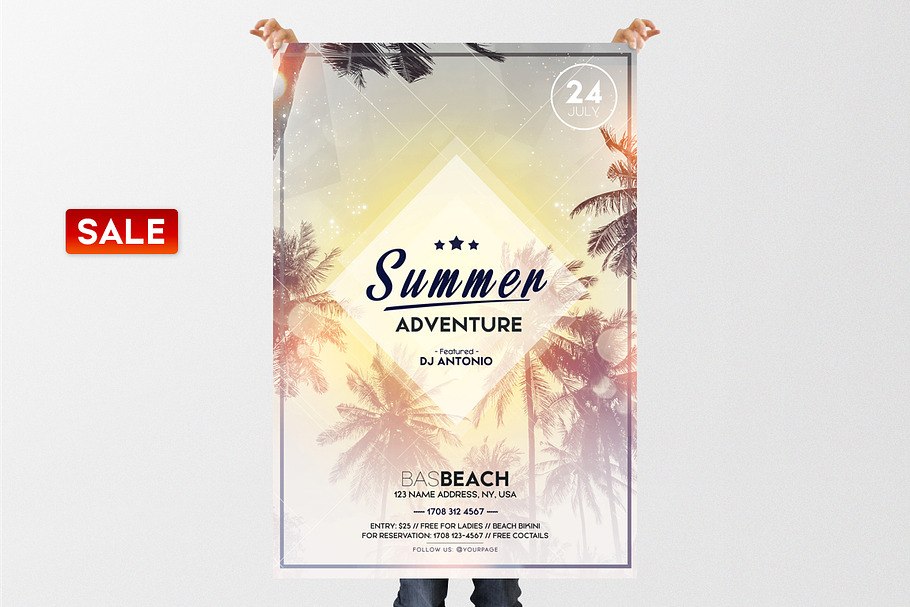 Summer Adventure - PSD Flyer