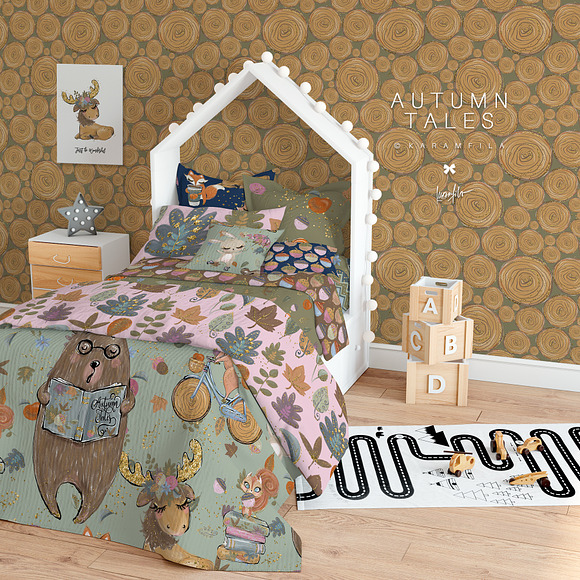 Fall Woodland Patterns in Patterns - product preview 7