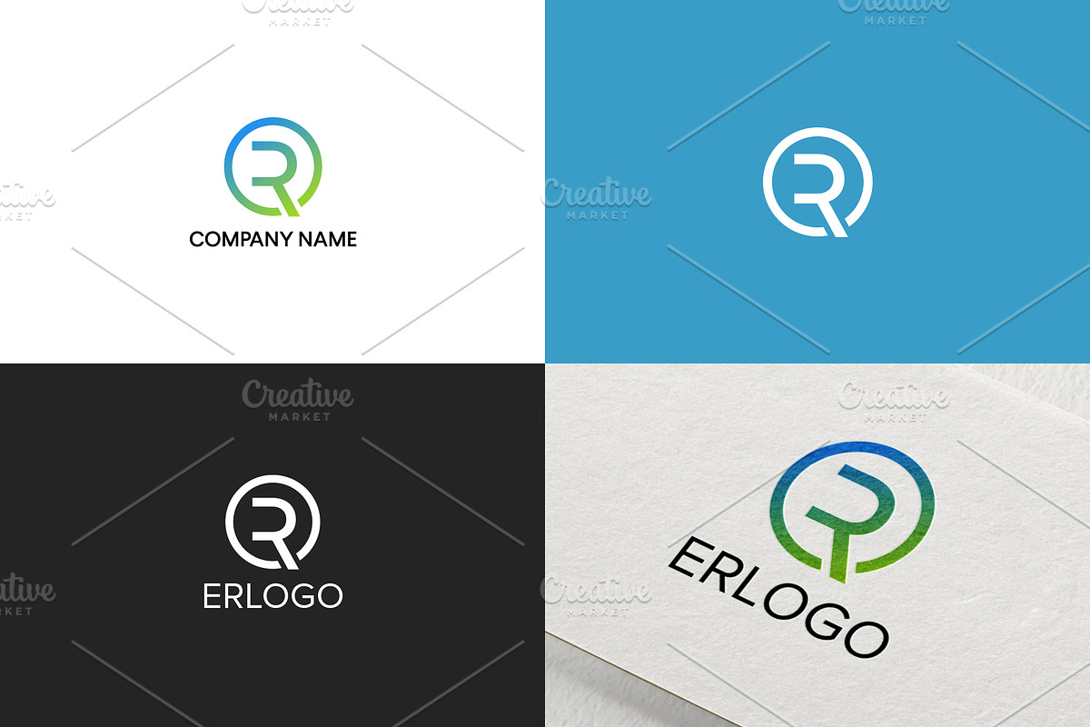 Simple letter R logo design in Logo Templates - product preview 8