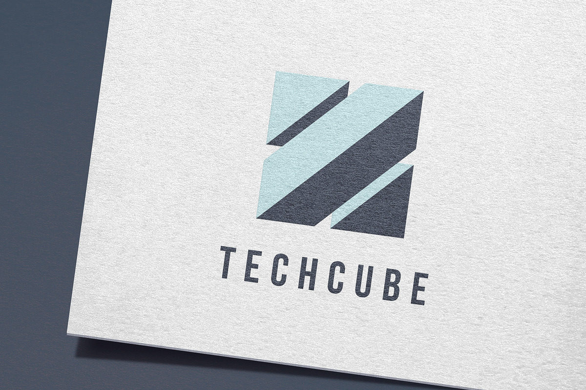 Tech Cube Logo in Logo Templates - product preview 8