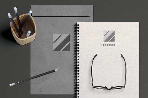 Tech Cube Logo in Logo Templates - product preview 2