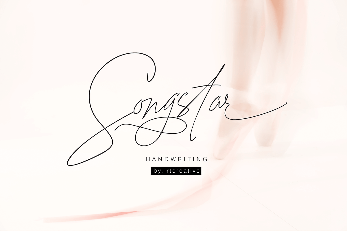 Songstar in Script Fonts - product preview 8