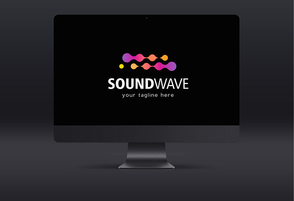 Sound Wave Logo in Logo Templates - product preview 2