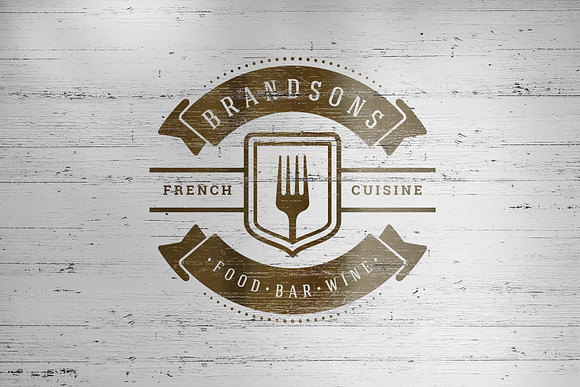36 Restaurant Logos and Badges in Logo Templates - product preview 14