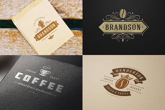 36 Coffee Logos and Badges in Logo Templates - product preview 10