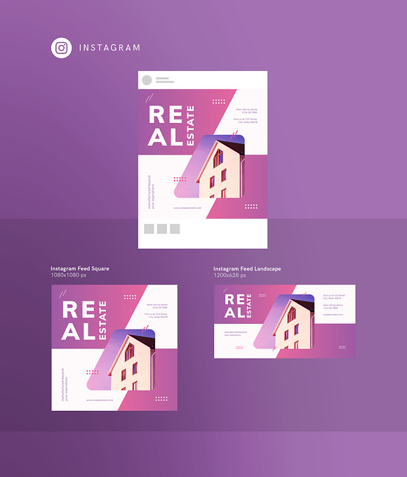 Social Media Pack | Real Estate Agen in Social Media Templates - product preview 9