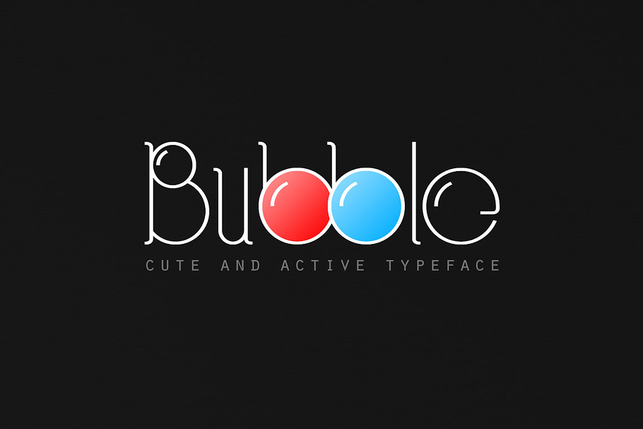 Bubble Typeface in Display Fonts - product preview 8