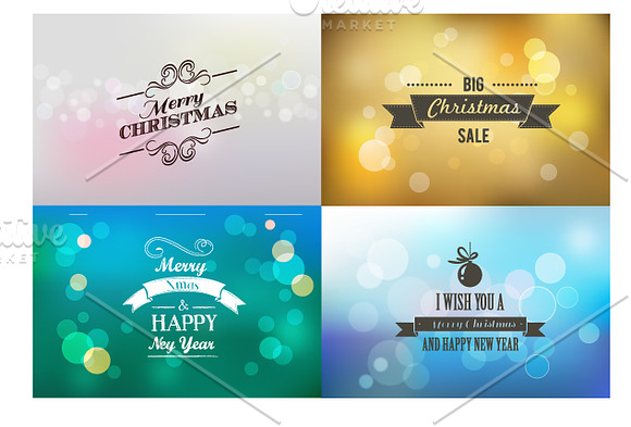 9 Light Bokeh & insignia backgrounds in Illustrations - product preview 2