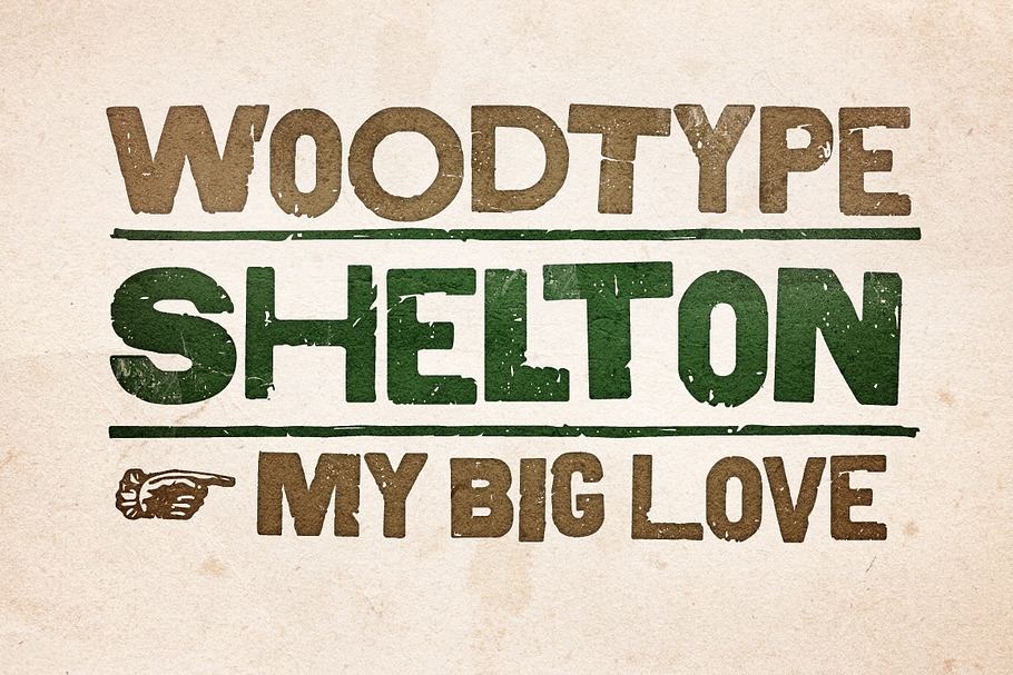 Shelton in Display Fonts - product preview 8
