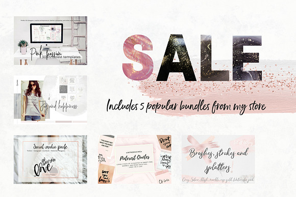 Sale! 5 store bundles in Pinterest Templates - product preview 13