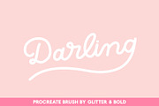 Darling Monoline Procreate Brush
