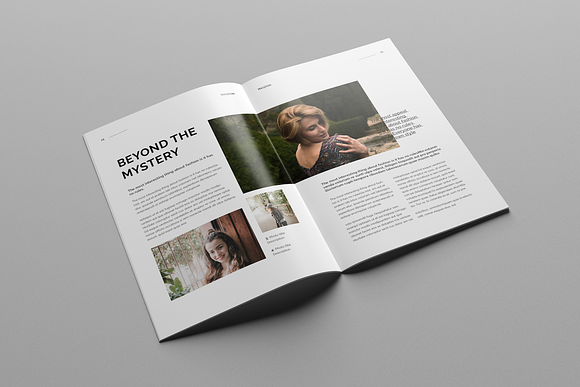 Creative Minimal Fashion Magazine in Magazine Templates - product preview 13