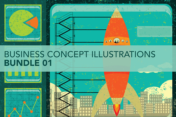 Business Concepts Bundle 01 in Illustrations - product preview 16