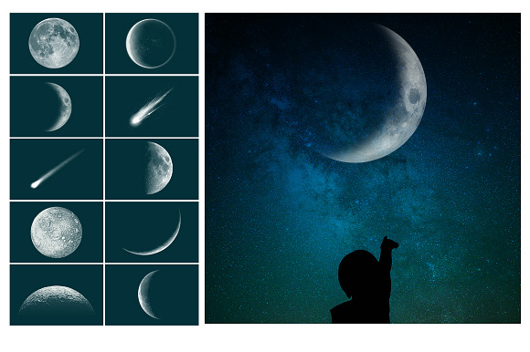 Night Sky and Moon Overlays in Add-Ons - product preview 2