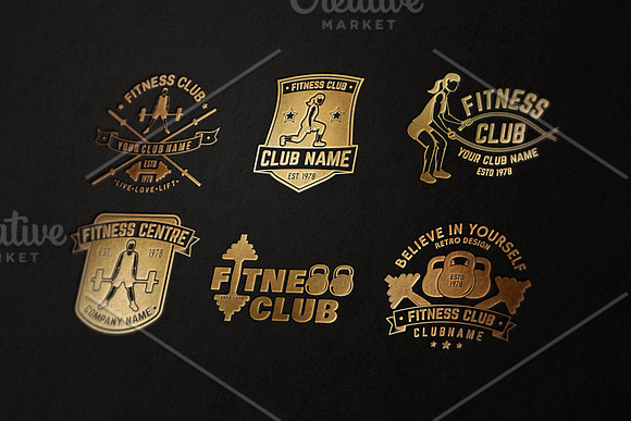 Fitness Club in Logo Templates - product preview 4