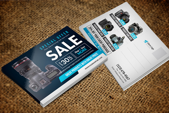 Product Promotion Postcard Design in Postcard Templates - product preview 1