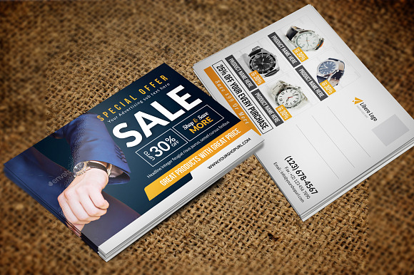 Product Promotion Postcard Design in Postcard Templates - product preview 4