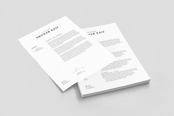Volkhov Resume in Resume Templates - product preview 3