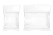 Transparent empty plastic packaging
