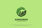 Kangaroo logo template