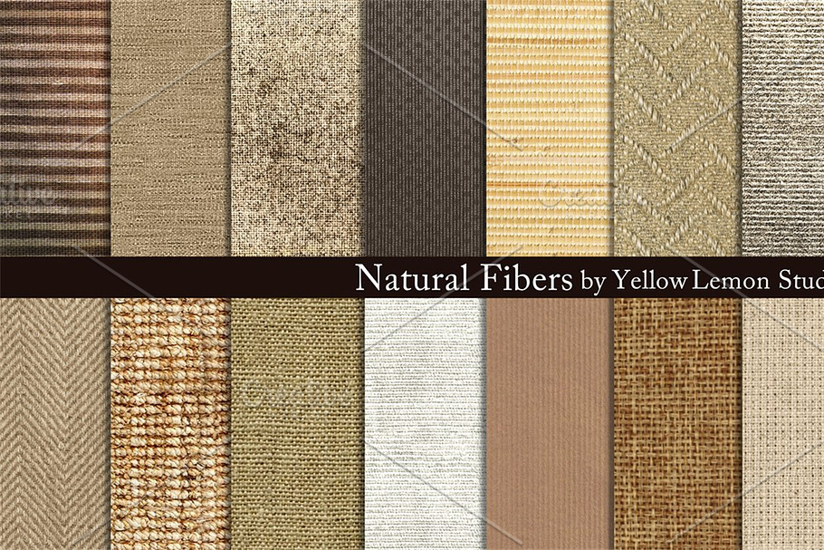 Natural Fibers burlap, linen, woven in Textures - product preview 8