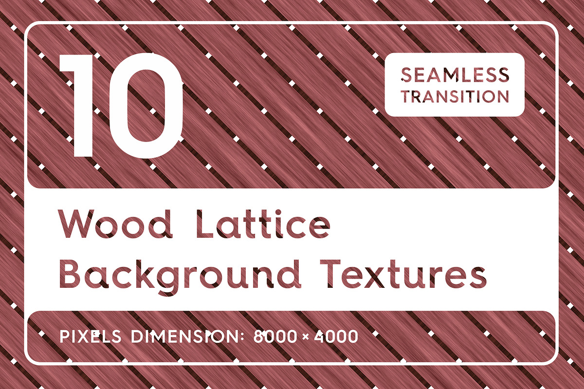 10 Wood Lattice Background Textures in Textures - product preview 8