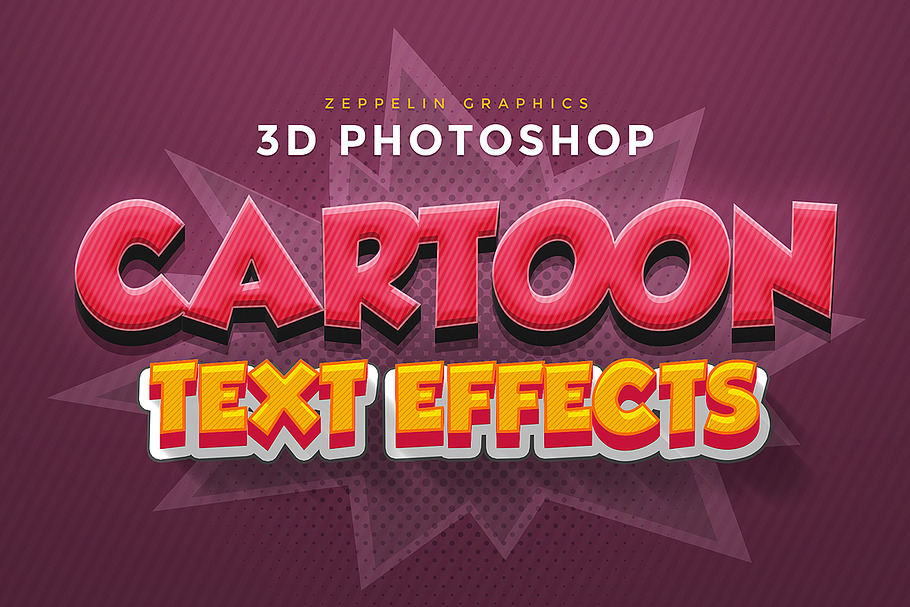 Cartoon Text Effects in Add-Ons - product preview 8