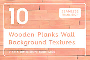 10 Wooden Planks Wall Backgrounds