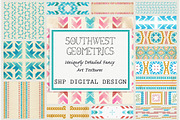 Southwest Geometric Folk Patterns