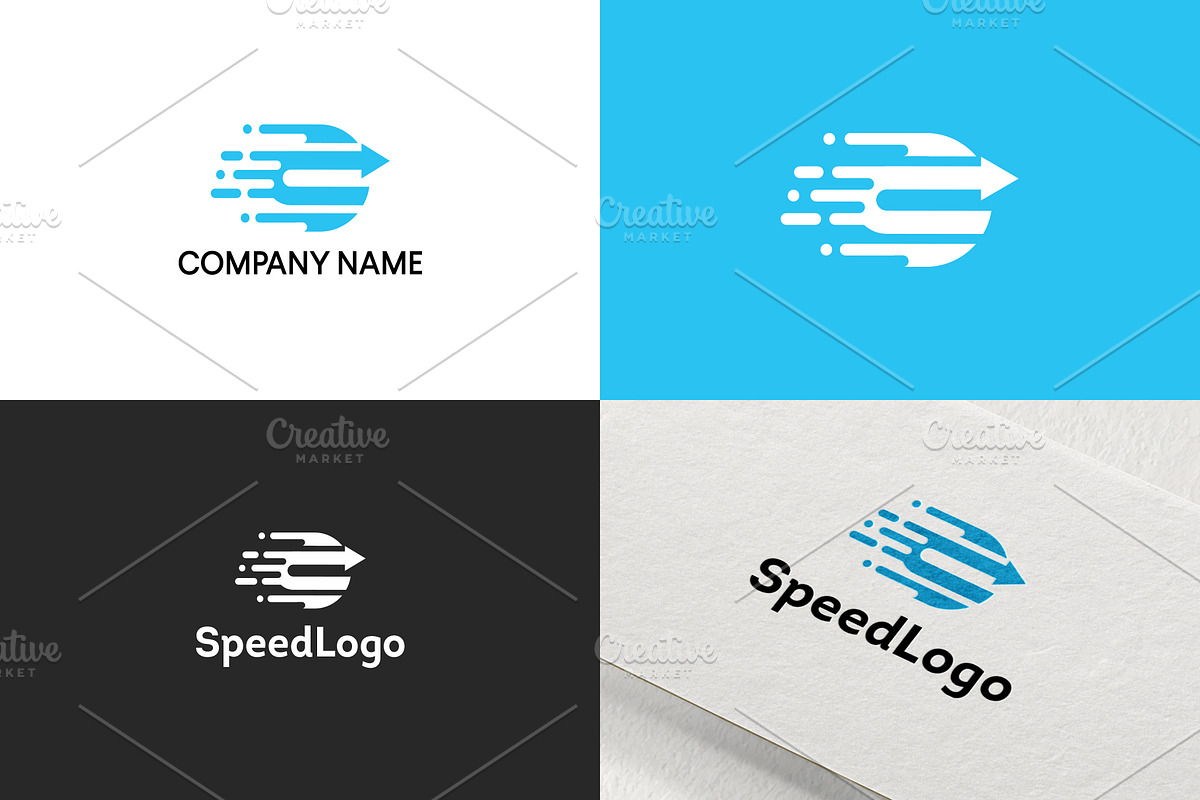Speed logo design in Logo Templates - product preview 8