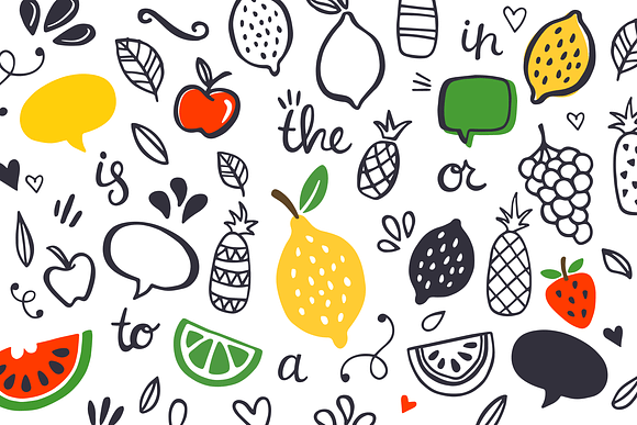 One in a Melon Font + Doodles! in Slab Serif Fonts - product preview 6