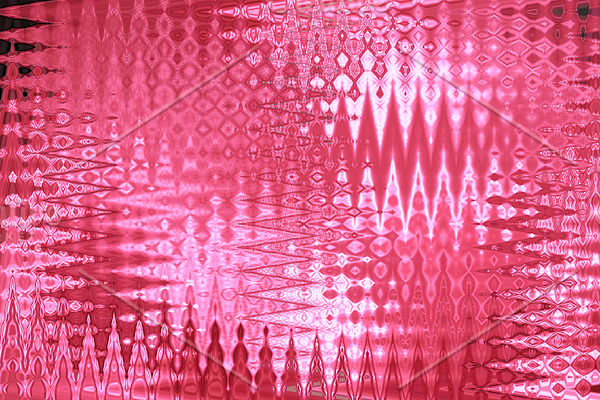 pink background with an ornament