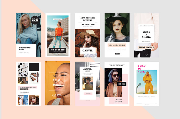 25 Animation instagram Stories in Social Media Templates - product preview 2
