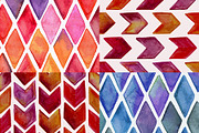 Seamless Watercolor Patterns