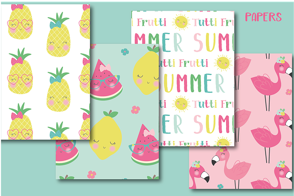Tutti Frutti Summer Set in Illustrations - product preview 2