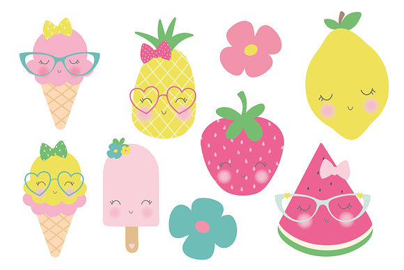 Tutti Frutti Summer Set in Illustrations - product preview 4