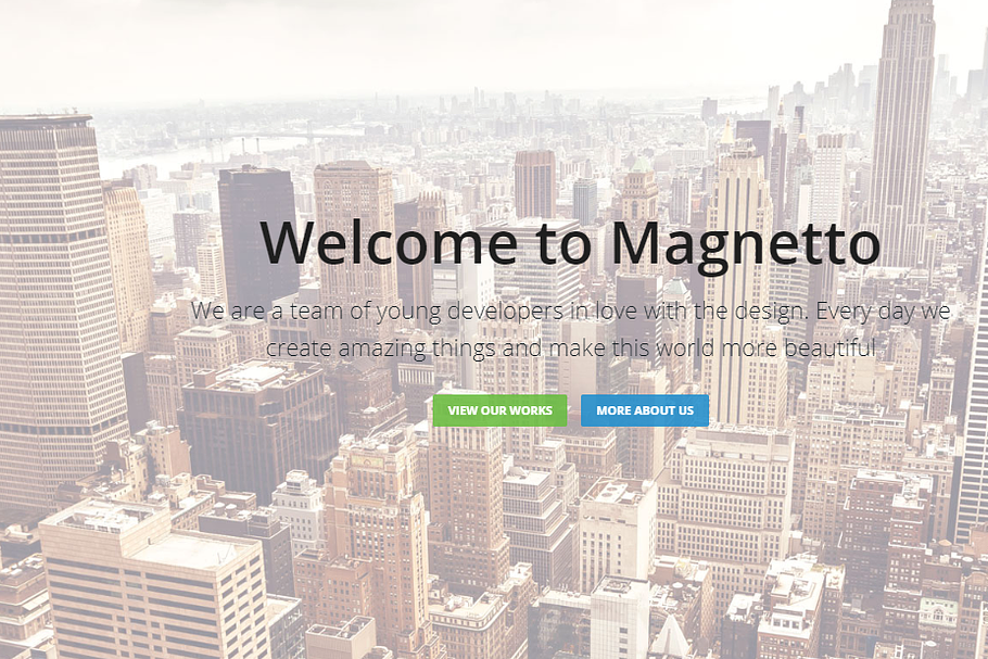 Magnetto - Onepage Parallax WordPres in WordPress Portfolio Themes - product preview 8