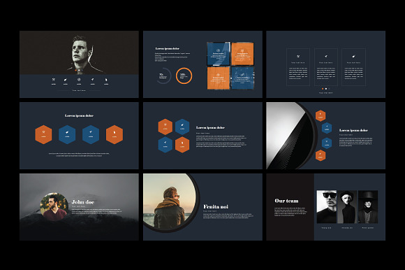 Femous Multipurpose Presentation in PowerPoint Templates - product preview 1