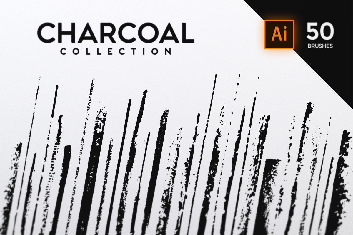 Charcoal Collection in Photoshop Brushes - product preview 8