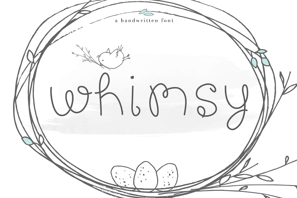 Whimsy - Whimsical Handwritten Font in Script Fonts - product preview 8