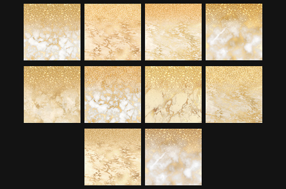 Gold glitter marble ombre in Textures - product preview 1
