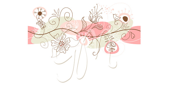 Digital Floral Card Set of 9 Designs in Illustrations - product preview 2
