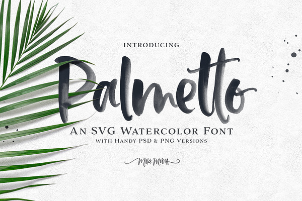 Palmetto SVG Font