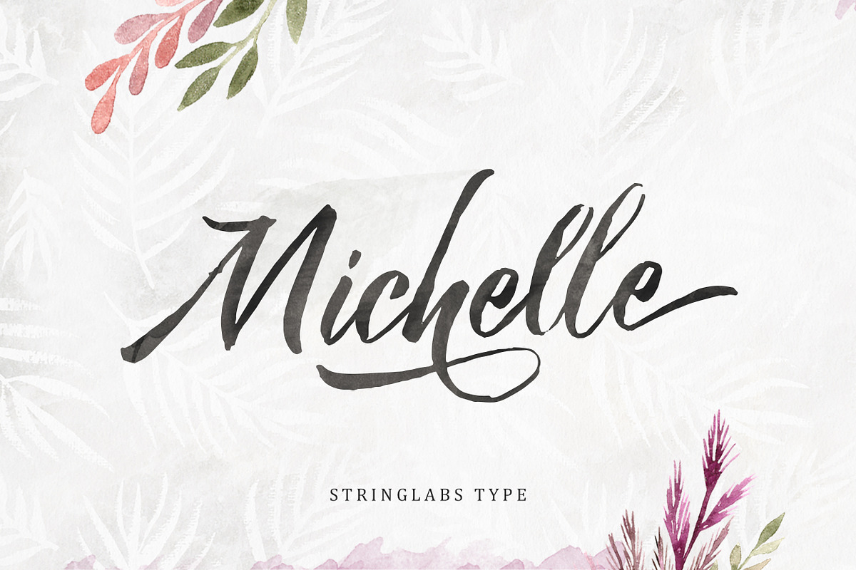 Michelle Brush Script in Script Fonts - product preview 8