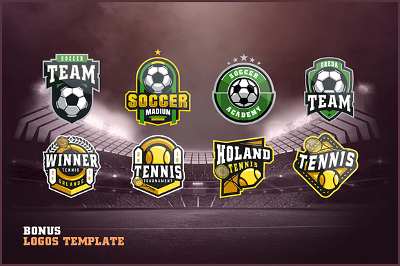 Sports Logo Creator V 1.2 in Logo Templates - product preview 2