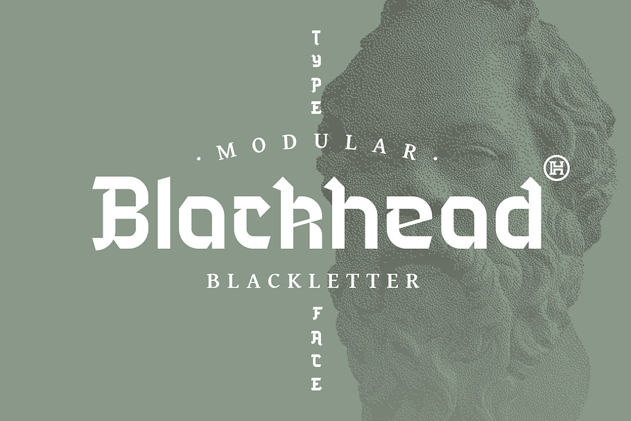 Blackhead Typeface | Font in Blackletter Fonts - product preview 8