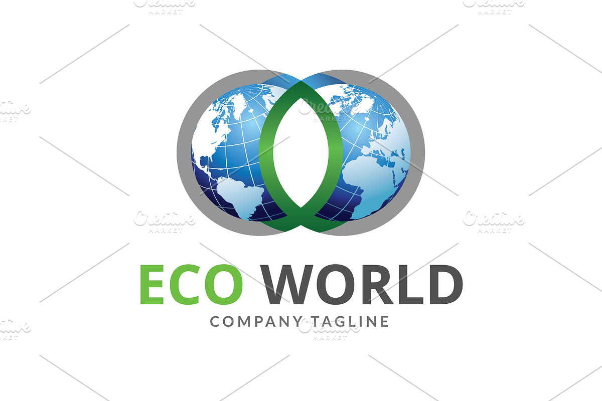 Eco World Logo in Logo Templates - product preview 8
