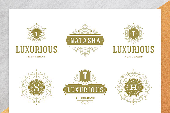 36 Luxury Ornament Logos in Logo Templates - product preview 2