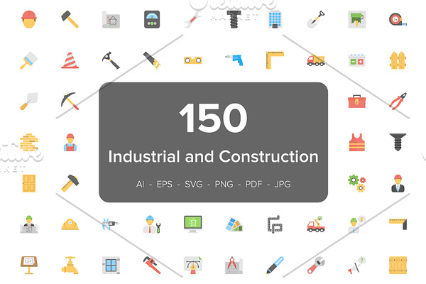 150 Industrial and Construction Icon