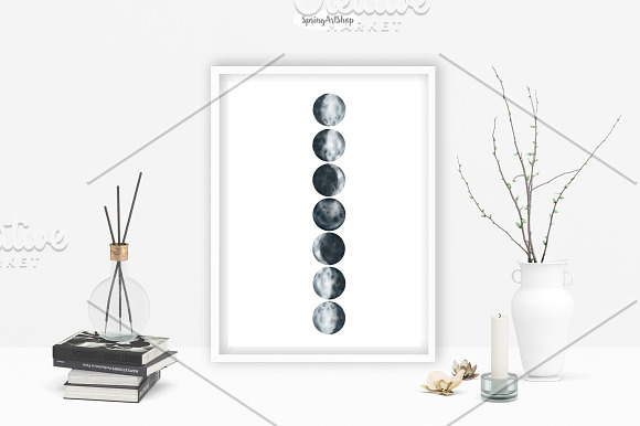 Moon Phases and Constellation in Illustrations - product preview 7